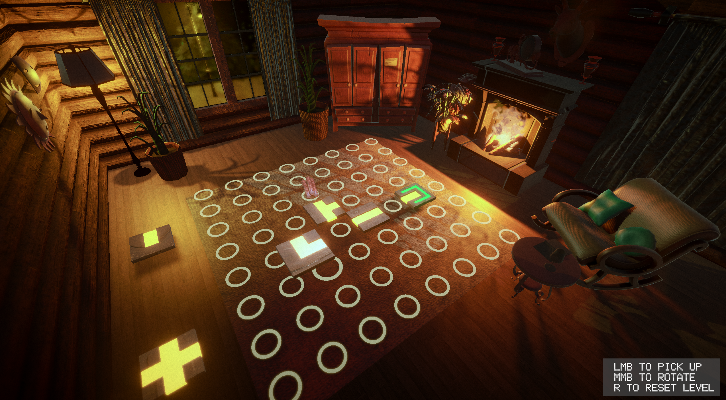 A screenshot of the final level of this iteration