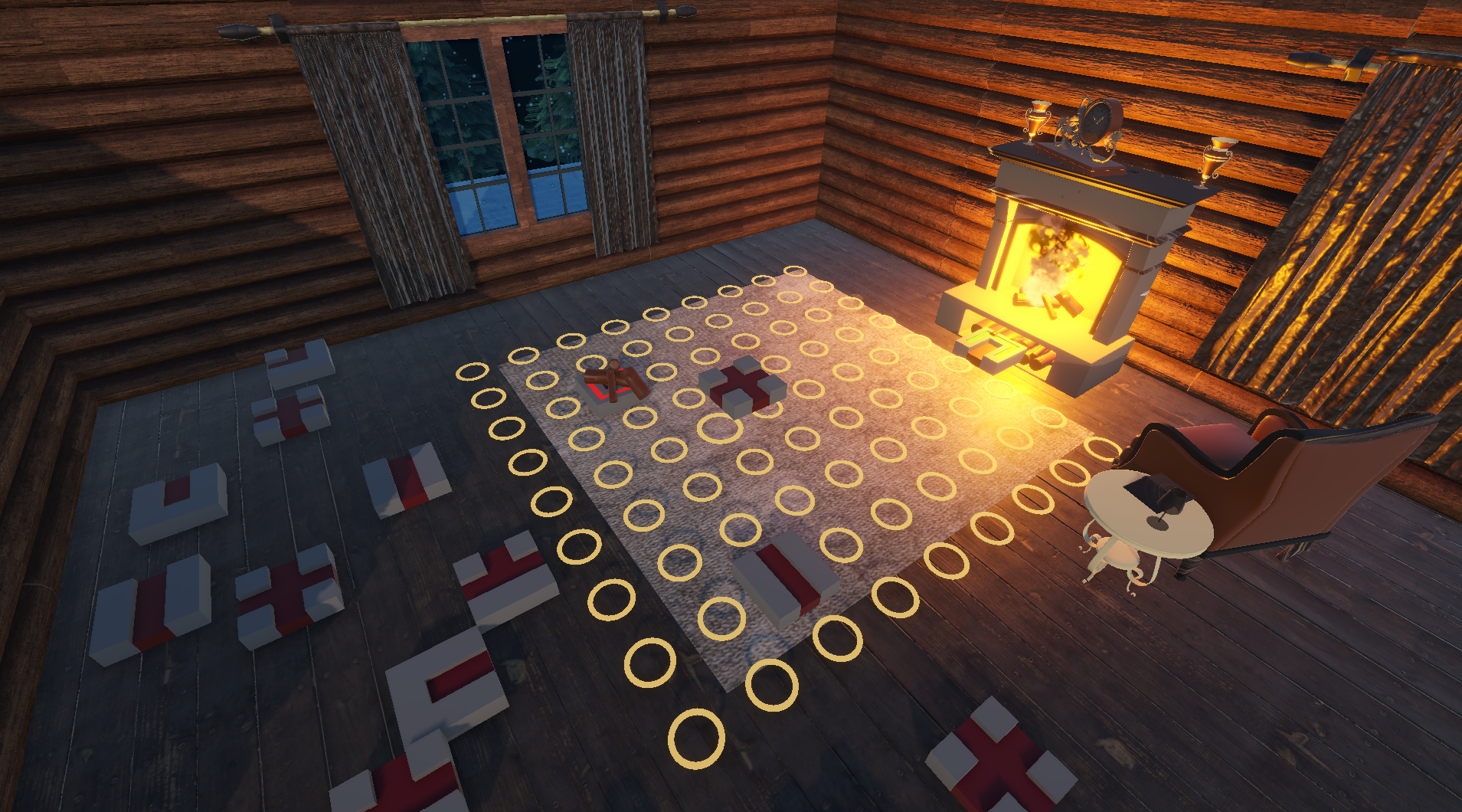 A screenshot of the first prototype.